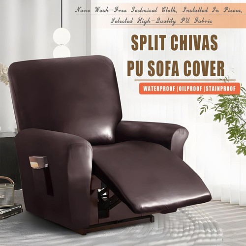 Leather recliner chair sofa - leather,