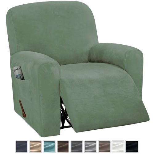 Stretch velvet recliner chair - stretch,
