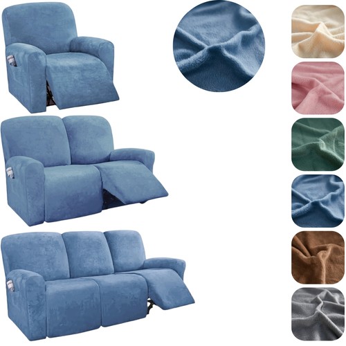 Plush velvet recliner chair - plush,
