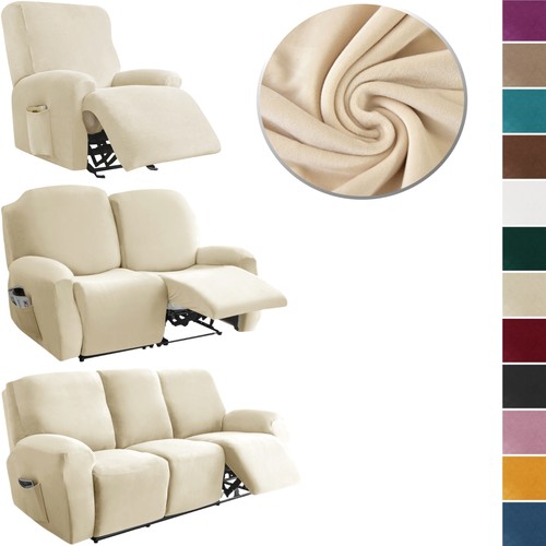 Velvet recliner chair - chair, covers