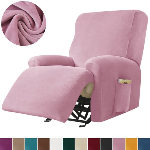 Velvet recliner chair cover - recliner,