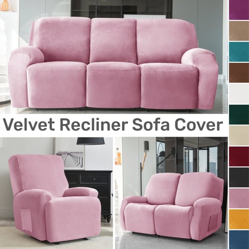 Plush velvet recliner chair - plush,