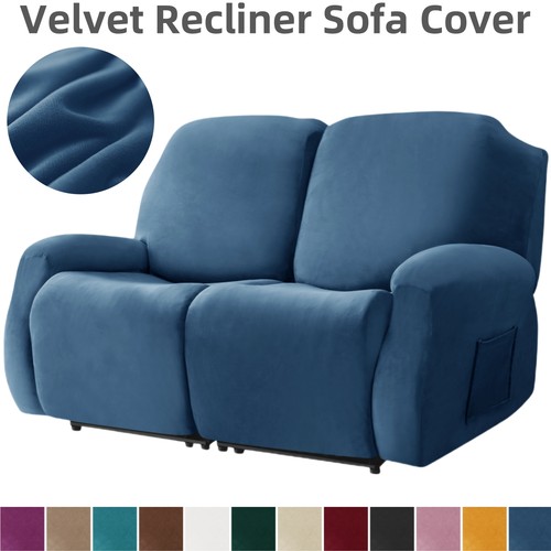 Plush velvet recliner - velvet,
