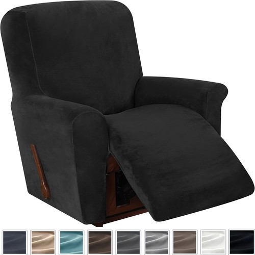Velvet recliner chair - velvet, covers