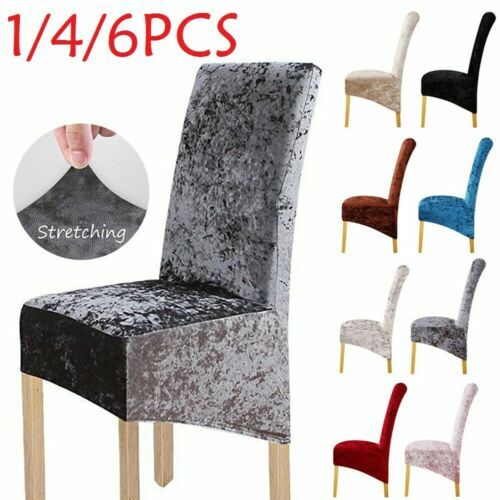Crushed velvet dining chair - velvet,