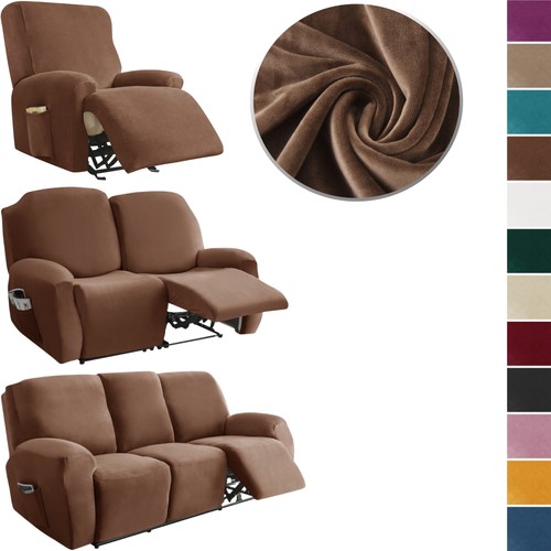 Velvet recliner chair sofa - velvet,