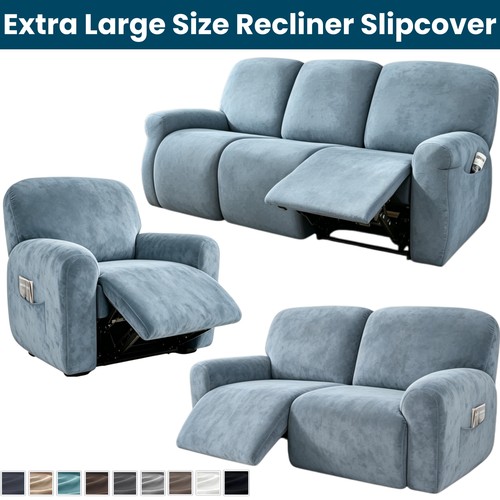 Stretch size recliner sofa - recliner,