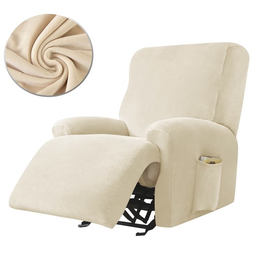 Velvet recliner chair - recliner,