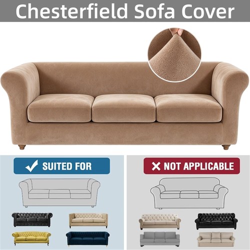 Stretch chesterfield sofa - stretch,