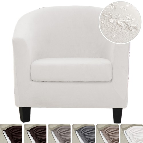 Suede fabric tub chair slip - suede,