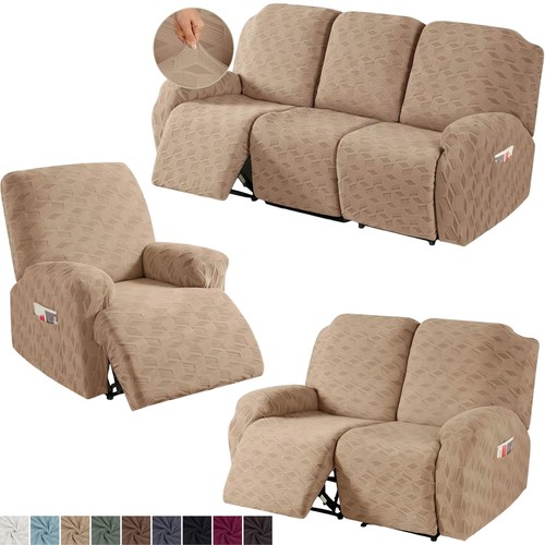 Stretch jacquard sofa recliner - jacquard,