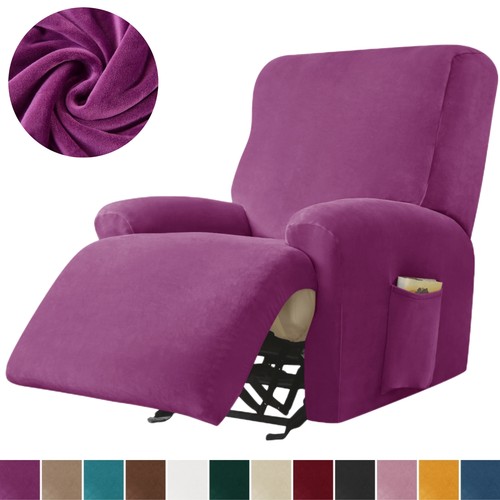 Thick velvet recliner chair - velvet,