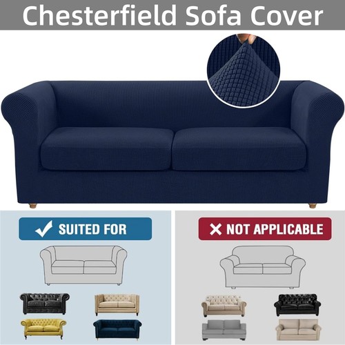 Stretch chesterfield sofa - stretch,