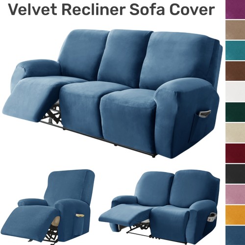 Plush velvet recliner chair - plush,