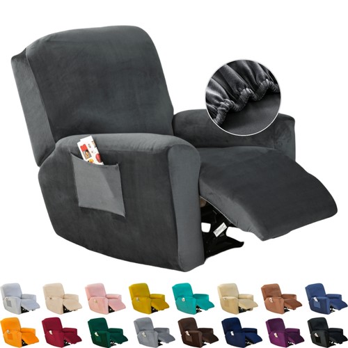 Thicken velvet recliner chair - velvet,
