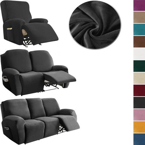 Velvet recliner chair - recliner,