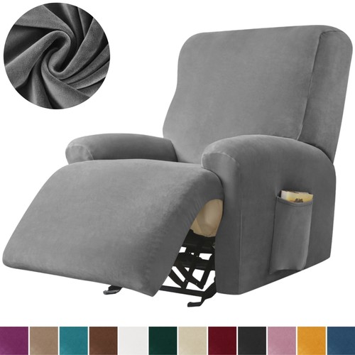 Thick velvet recliner chair - velvet,