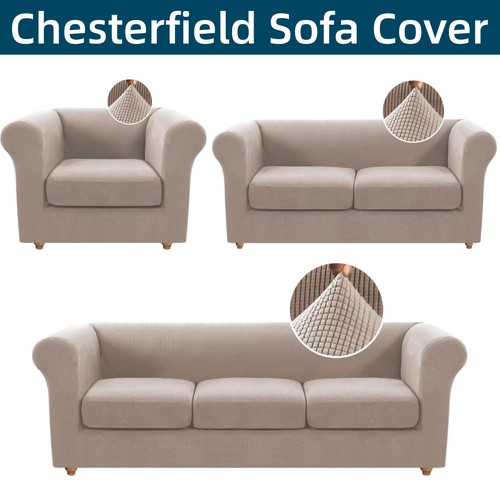 Stretch chesterfield sofa - stretch,